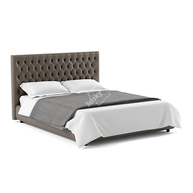 Casamilano Jacopo Bed, 160x200 cm 3D model image 2