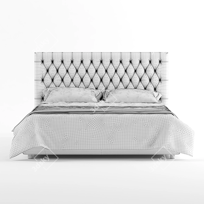 Casamilano Jacopo Bed, 160x200 cm 3D model image 3