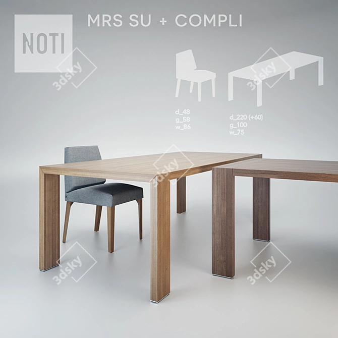 Elevate Your Space: Noti MRS SU + Compli 3D model image 3