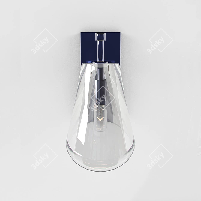 Modern Bevel Sconce Light 3D model image 1