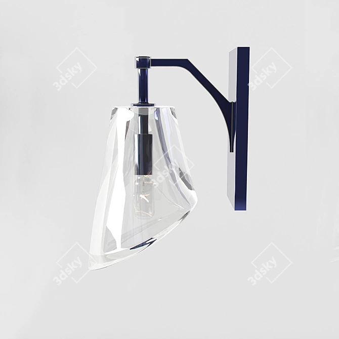 Modern Bevel Sconce Light 3D model image 2