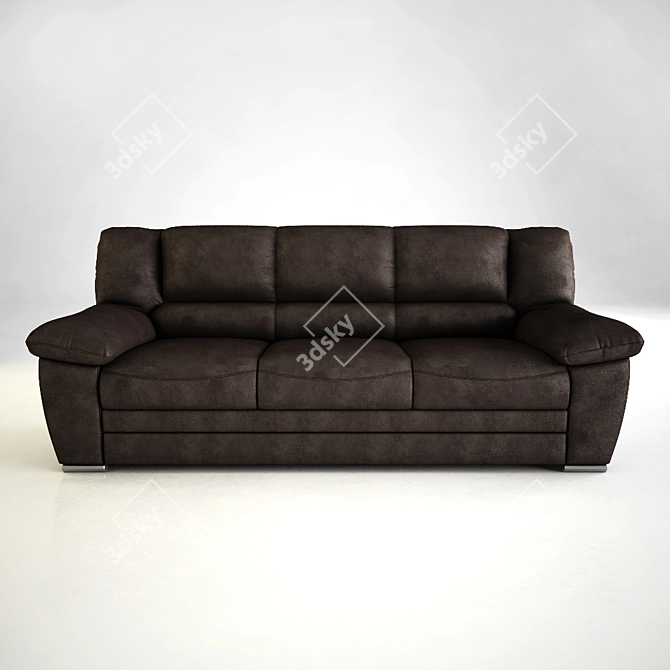 Elegant Cezar Sofa - Timeless Comfort 3D model image 1