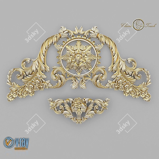 Timeless Elegance: Classic Ornament 3D model image 2