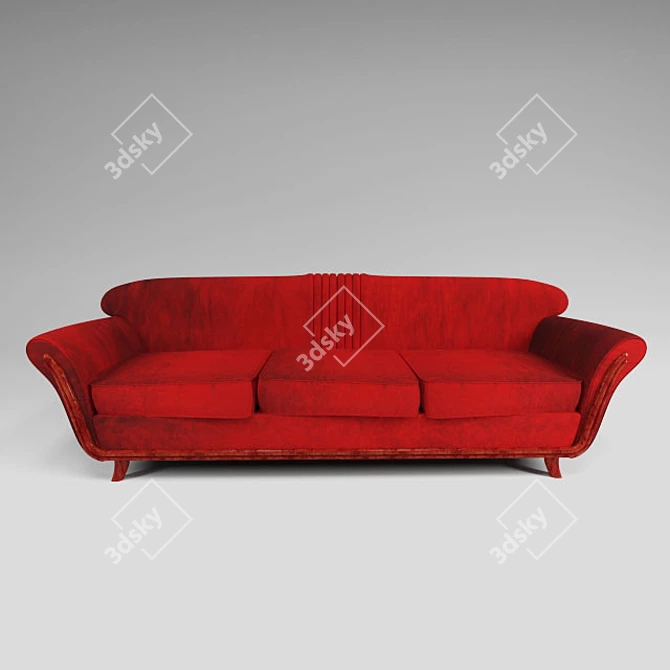 Modern 3ds Max Sofa Design 3D model image 1