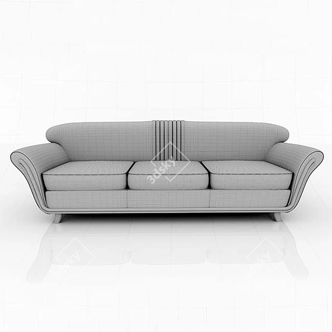 Modern 3ds Max Sofa Design 3D model image 2