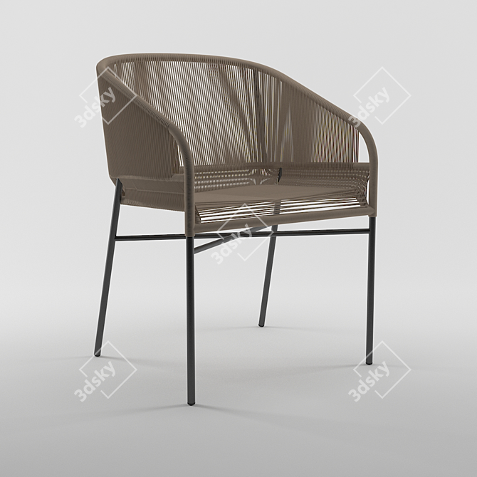 Cricket Outdoor Armchair: Stylish and Comfortable 3D model image 1