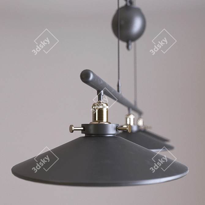 Loft Cone Pendant in Balance Line 3D model image 2