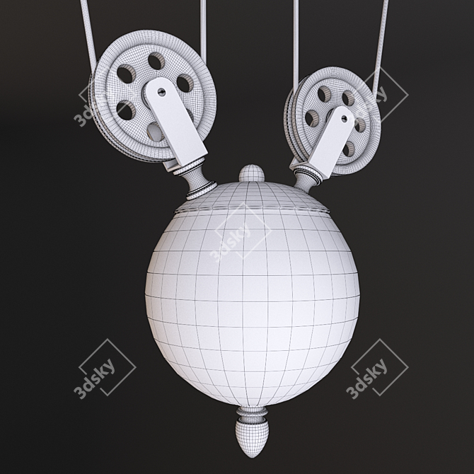 Loft Cone Pendant in Balance Line 3D model image 3