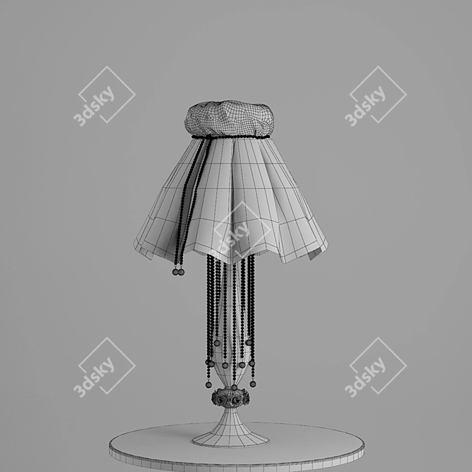 Elegant Pataviumart Table Lamp 3D model image 3