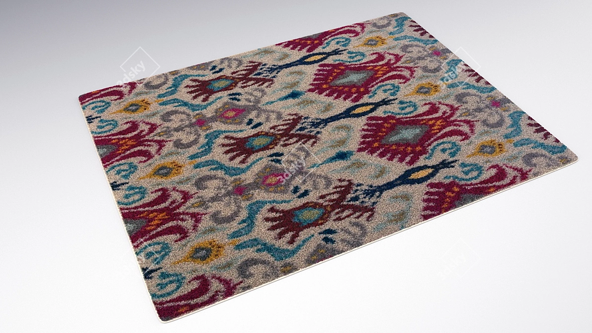 Polyester Oriental Weavers Rugs 3D model image 3