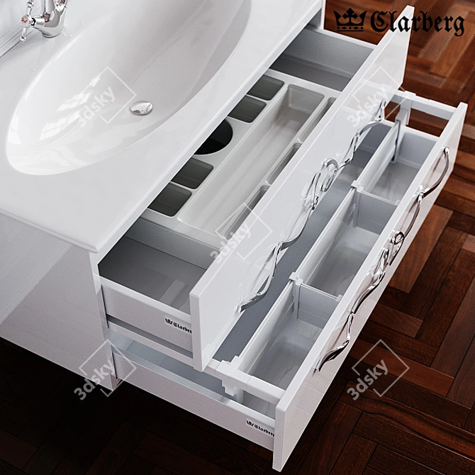 Clarberg Vanity Set: Due Amanti 3D model image 3