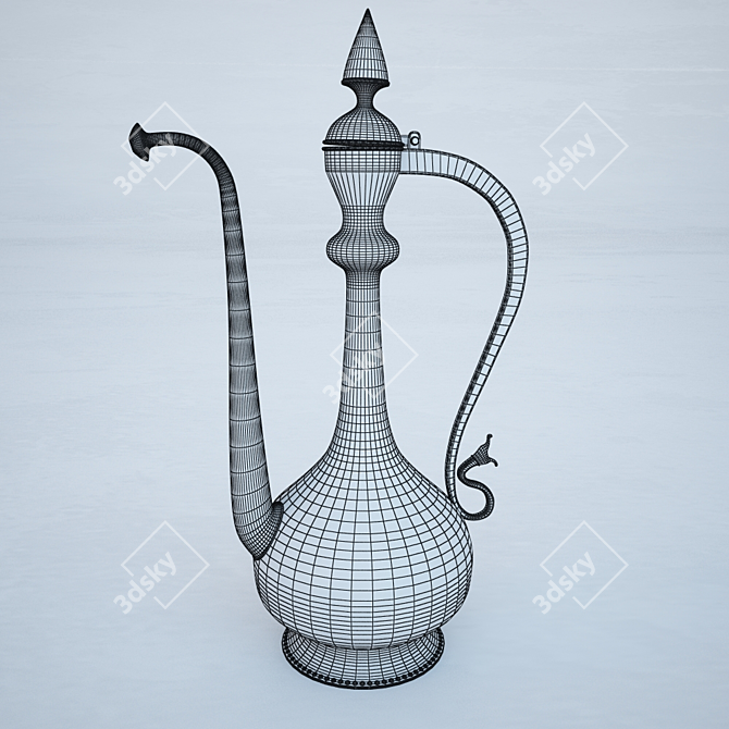 Eastern Jug: 18,484 Polygons 3D model image 3