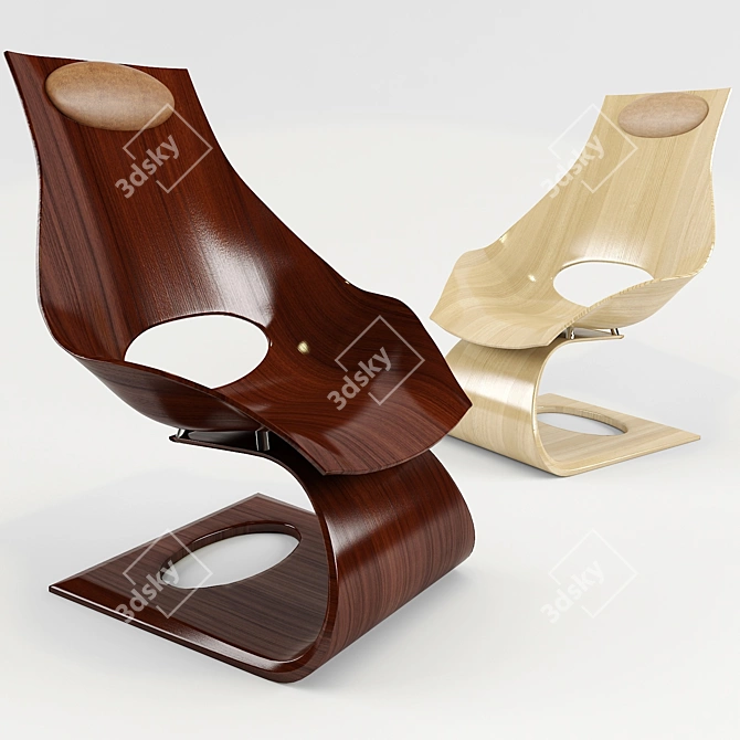 Elevated Serenity: Dream Chair 3D model image 2