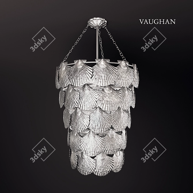 Contemporary Santiago Ceiling Light 3D model image 1