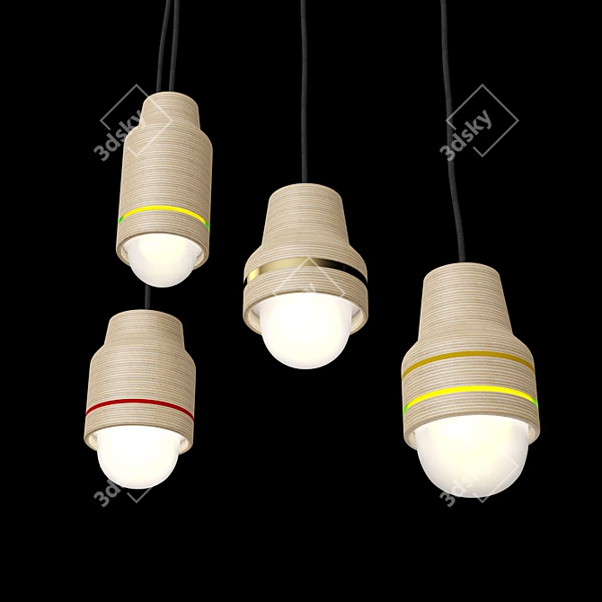 Glowing Groove - Disco Lamps 3D model image 2