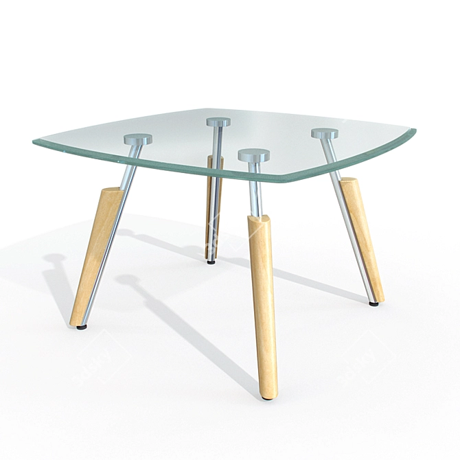 Modern Table 3D model image 1