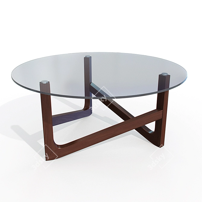 Modern Table 3D model image 1