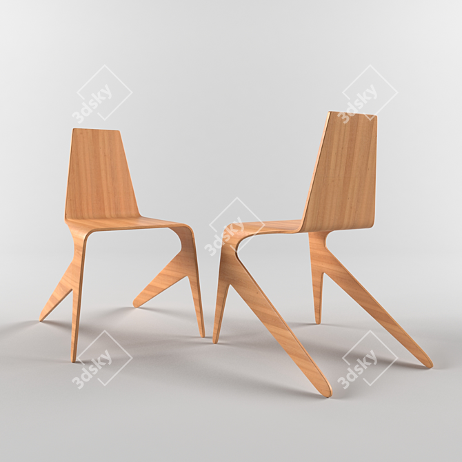 Modern Autonomous Mosquito Chair 3D model image 2