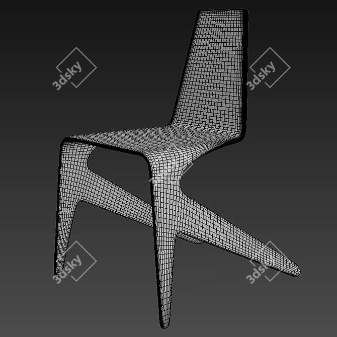 Modern Autonomous Mosquito Chair 3D model image 3