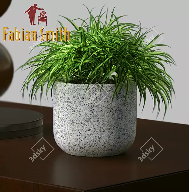 Fabian Bedside Stand 3D model image 2