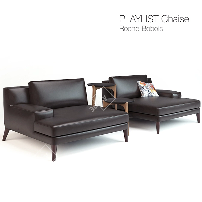 Modular Chaise: Playlist Chic 3D model image 1