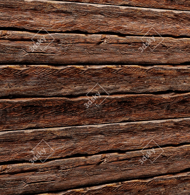 Versatile Wooden Boards and Panels 3D model image 3