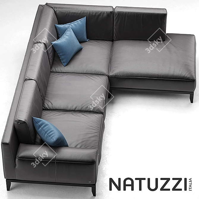 Elegant Comfort: Natuzzi Opera 3D model image 2