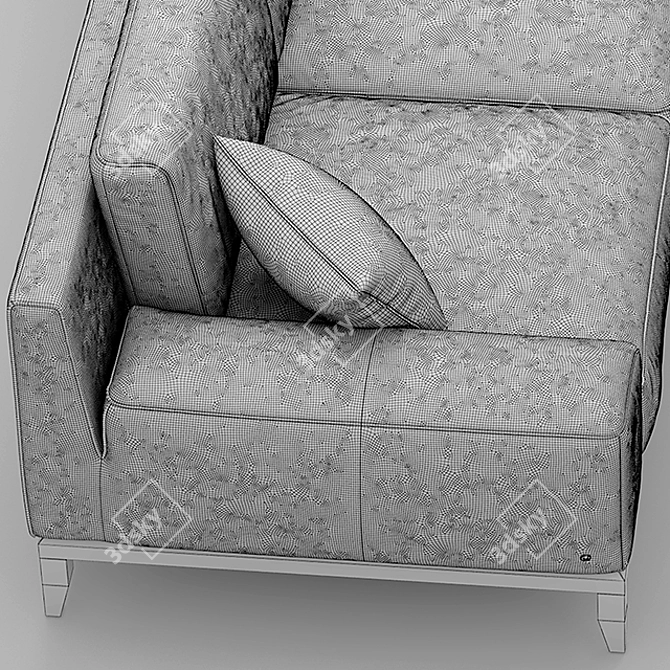 Elegant Comfort: Natuzzi Opera 3D model image 3