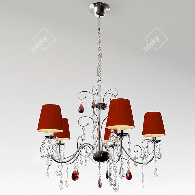 Italian Modern Chandelier: Colosseo Vittoriana 3D model image 1