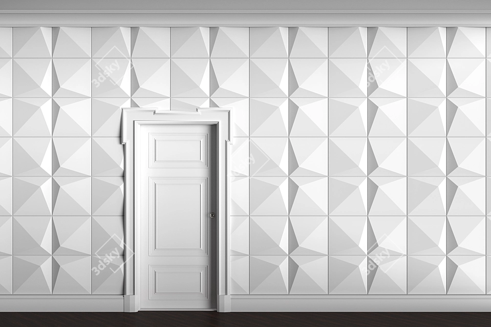 Elegant 3D Panel by Vector 3D model image 2