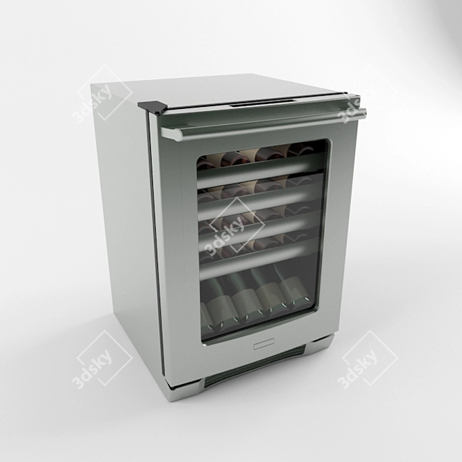 ChillStash Wine Fridge 3D model image 1