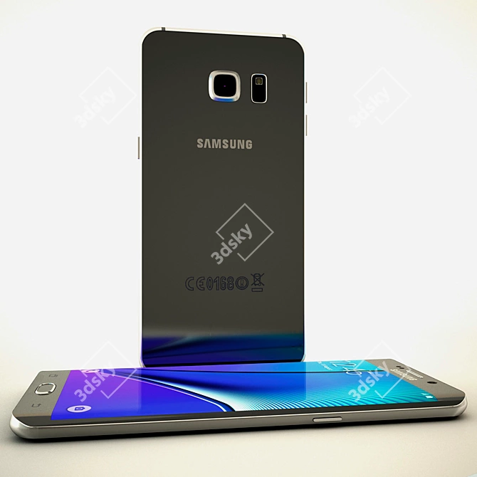 Samsung Galaxy S6 Edge: High-Quality Replica 3D model image 1