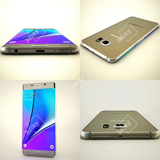 Samsung Galaxy S6 Edge: High-Quality Replica 3D model image 3