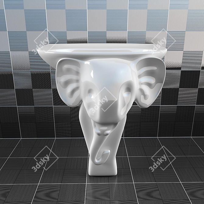 Kids Garden Washbasin 3D model image 3