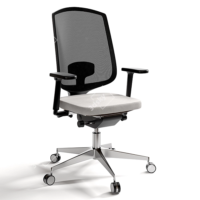 Modern Office Chair 3D model image 1