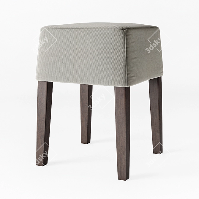 Compact and Stylish Nils Stool 3D model image 1