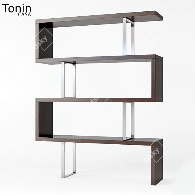 Elegant Shelving Unit by Tonin 3D model image 1