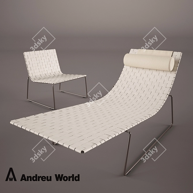 Trenza - Modern Elegance for Your Space 3D model image 1