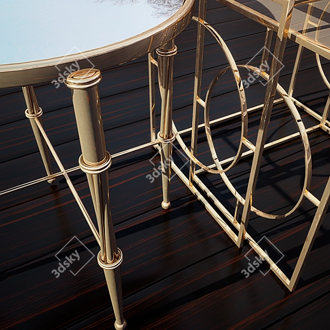 Elegant Zara Home Table Set 3D model image 3