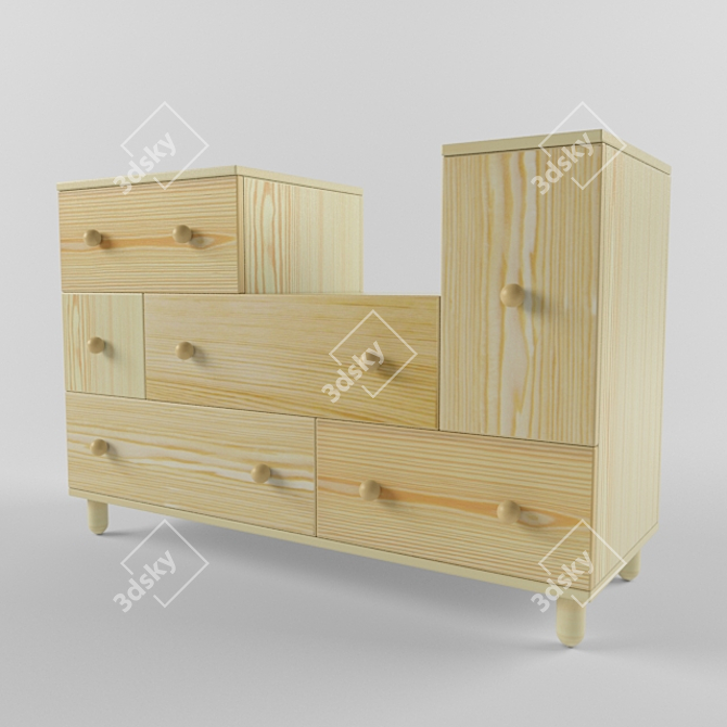 Nature-inspired Chest | IKEA PS 2012 3D model image 1