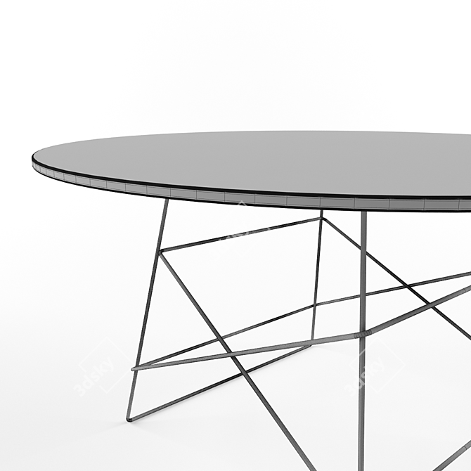 Versatile Grid Table, Innovative Design 3D model image 3