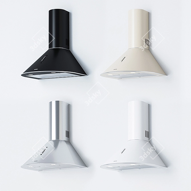 ELEYUS VIOLA Extractor Hood Set 3D model image 1