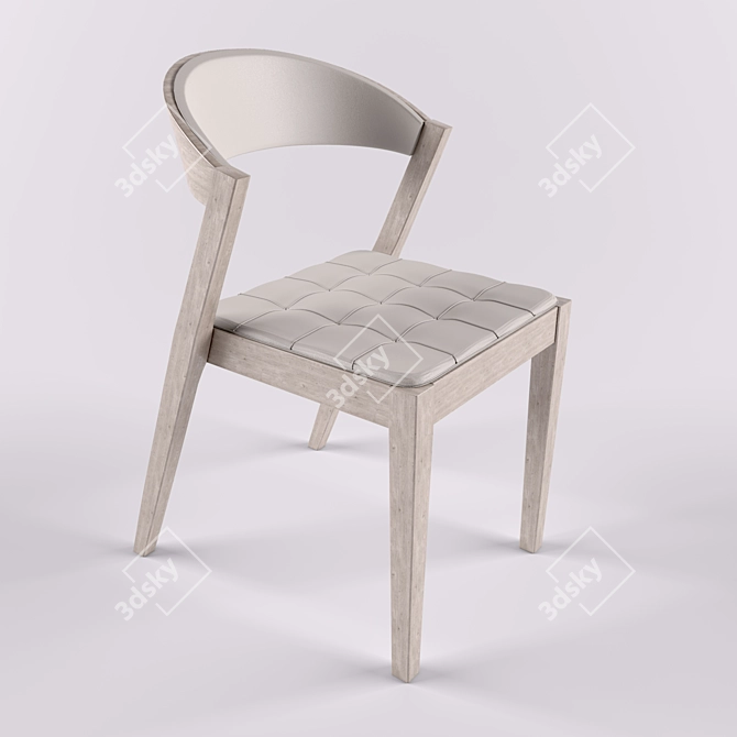 Lider Factory Silver Chair 3D model image 1