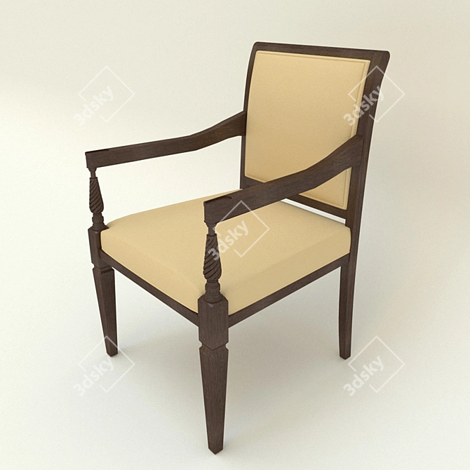 Comfort Plus Armchair 3D model image 1