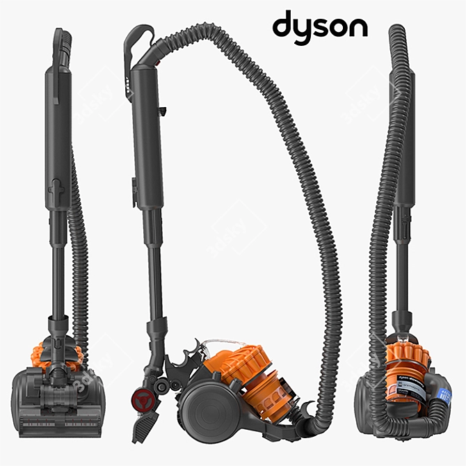 Powerful Dyson DC 32: Pet-friendly vacuum 3D model image 1