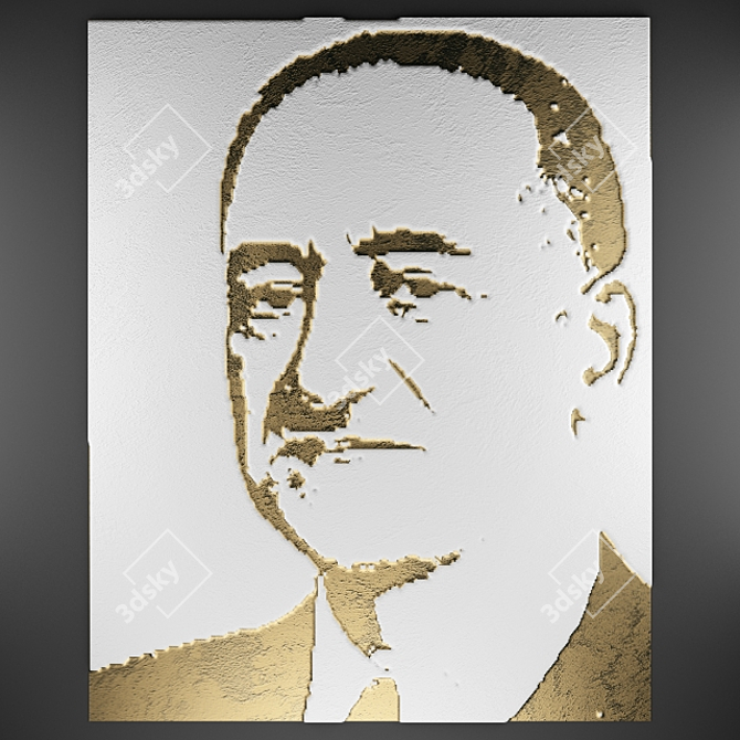 Azerbaijani Statesman & Journalist 3D model image 1