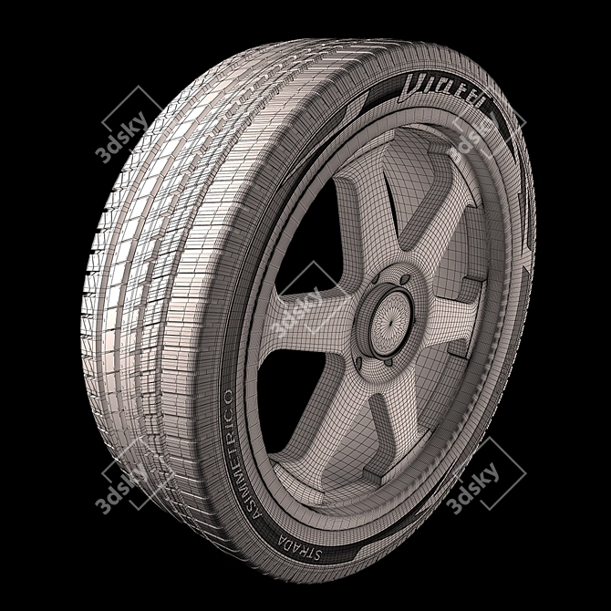 Maximal Performance Wheel Set 3D model image 2