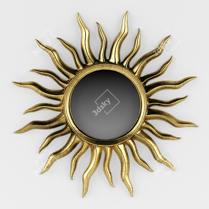 Caro Casa F1079-Gold Mirror 3D model image 1