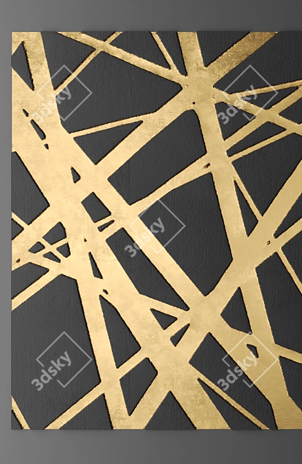 3D Wall Panel Decor 3D model image 2