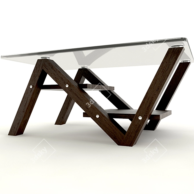 Contemporary Coffee Table 3D model image 2